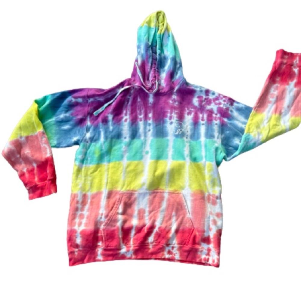 Ivory Ella tie dyed hoodie XL